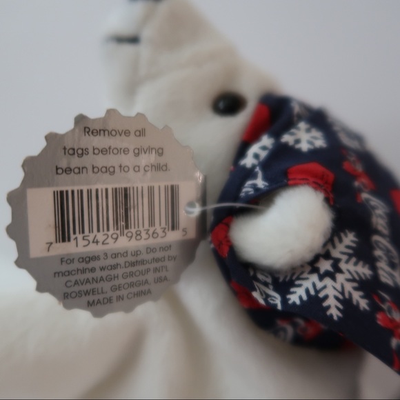 Coca cola polar bear plush new with tags 1998 - Picture 4 of 7
